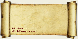 Tomanija Trumić vizit kartica